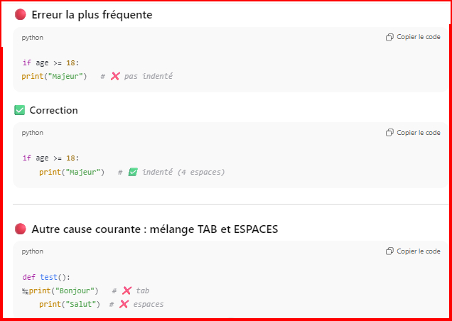 Les bases indispensables