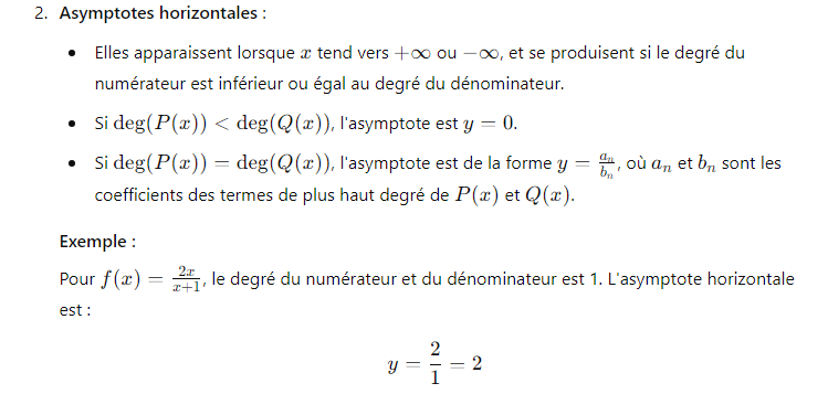 3.2. Asymptotes horizontales